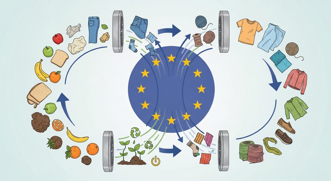 EU Waste Framework Directive is being revised and the transformation of food and textile waste begins