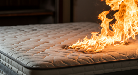 Flammability Testing of Mattresses and Mattress Pads - Fire Safety Tests in accordance with 16 CFR 1632 Standard